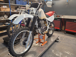 Photo de galerie - Restauration complète Honda xr600r de 1992