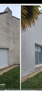 Photo de galerie - Ravalement maison avant après 