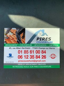 Photo de galerie - Pires couverture, je me déplace et effectue des devis gratuitement plus de 20 ans d’expérience