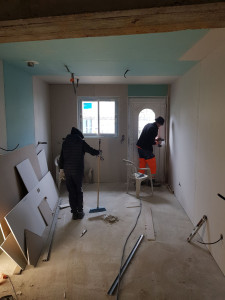 Photo de galerie - Plaque de plâtre rail 