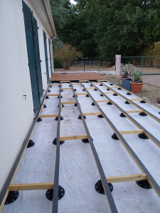Photo de galerie - Structure terrasse bois 