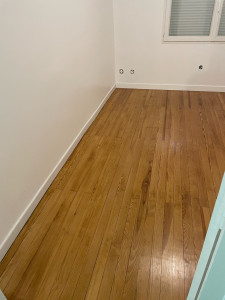 Photo de galerie - Rénovation de parquet après 