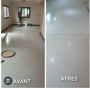 Photo de galerie - Décapage du sol après le chantier 
