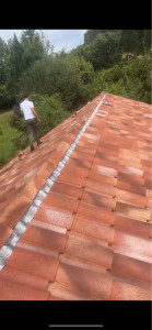 Photo de galerie - Finition du faîtage