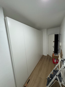 Photo de galerie - Montage Dressing PAX Ikea