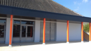 Photo de galerie - Réalisation de ravalement dans une salle de fêtes 