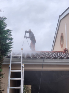 Photo de galerie - Nettoyage de toiture 