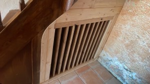Photo de galerie - Fabrication cage escalier en chêne et sapin 