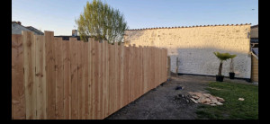 Photo de galerie - Pose clôture 