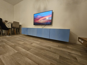 Photo de galerie - Pose de meubles ikea et fixation tv