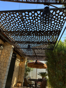 Photo de galerie - Pergola sur mesure 