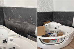 Photo de galerie - Pose carrelage murale salle de bain