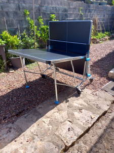 Photo de galerie - Table de ping-pong montée 