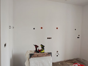 Photo de galerie - Réalisation installation électrique pour une cuisine sur-mesure  