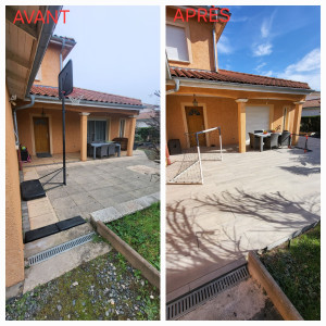 Photo de galerie - Terasse sur plots 