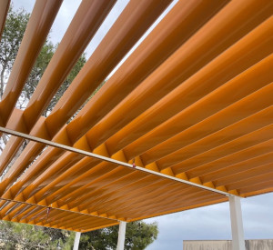 Photo de galerie - Pose pergola alu