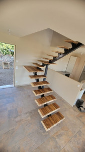Photo de galerie - Creation escalier bois