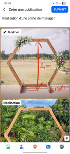 Photo de galerie - Fabrication arche de mariage