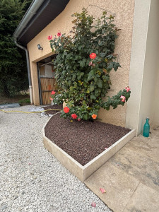 Photo de galerie - Création d’une coure d’entrée 