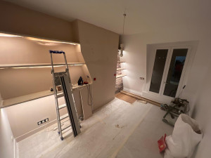 Photo de galerie - Mise en place de rubans LED et rénovation totale de l'électricité du logement