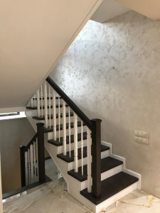 Photo de galerie - Création d'un escalier en bois sur mesure