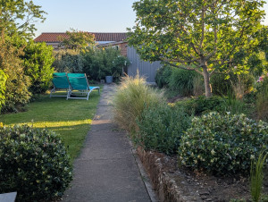 Photo de galerie - Autre vue du petit jardin que nous avons arboré 