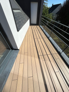Photo de galerie - Création terrasse sur plot après 