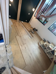 Photo de galerie - Pose de parquet - Revêtement de sol