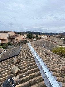 Photo de galerie - Changement plomb faîtage 