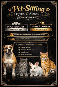 Photo de galerie - Garde d’animaux