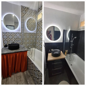 Photo de galerie - Rénovation complète d'une salle de bain 