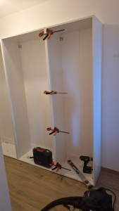 Photo de galerie - Montage Dressing Spaceo EVO Leroy Merlin Avant
