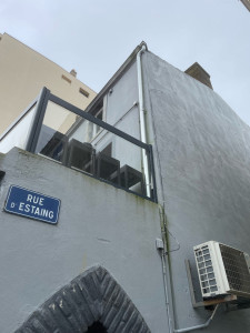 Photo de galerie - Pose d’un tuyau zinc 