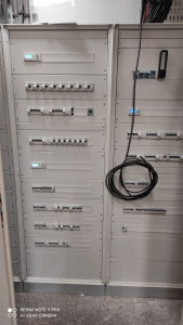 Photo de galerie - Tirage de nouvelle ligne au tableau électrique.