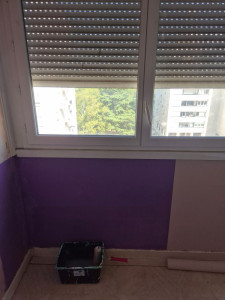 Photo de galerie - Pose de papier peint 