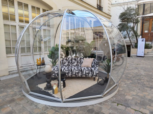 Photo de galerie - Décoration , installation habillage complet 