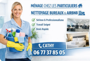Photo de galerie - MÉNAGE BUREAU/AIRBNB