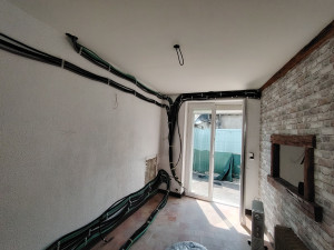 Photo de galerie - Passage de gaine avant le doublage 