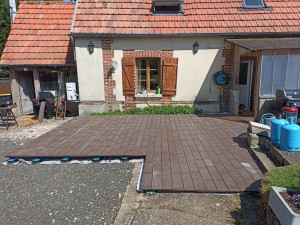 Photo de galerie - Création terrasse composite