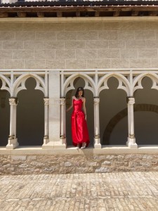 Photo de galerie - Robe pour bal de fin d’année, imaginée et cousue par moi