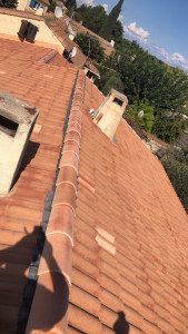 Photo de galerie - Remaniement de toiture pose solin