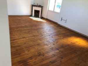 Photo de galerie - Vitrification parquet 