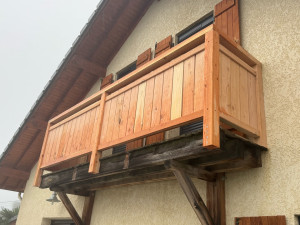 Photo de galerie - Création de garde, corps sur mesure 