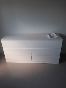 Photo de galerie - Commode Ikea Malm 6 tiroirs 
