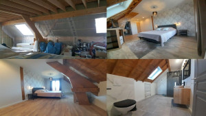 Photo de galerie - Chambre et salle de bain