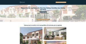 Photo de galerie - Création d'une landing page pour capter des acquéreurs qualifiés sur un programme immobilier à Cormeilles-en-Parisis