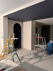 Photo de galerie - Mise en peinture d’une belle maison ! Salon - Salle à manger - Couloir - Entrée 