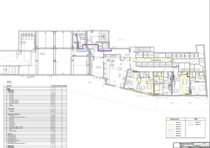Photo de galerie - Réalisation de plans et métré de plomberie/chauffage pour une résidence.