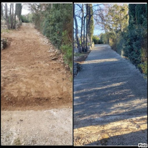 Photo de galerie - Chemin en béton