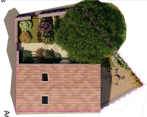 Photo de galerie - Permis de construire en site inscrit - plan de masse 